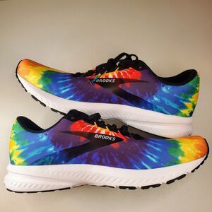 Brooks Launch 7 Tie Dye Men's Running Shoes Size 12.5 Rock N Roll Marathon NEW